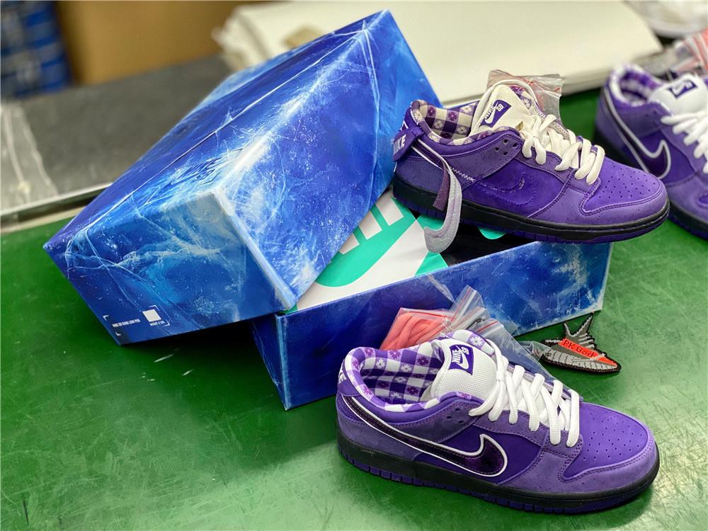 PKGod Concepts X Sb dunk purple Lobster retail materials ready to ship